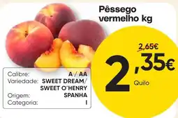Froiz Pêssego vermelho promoção