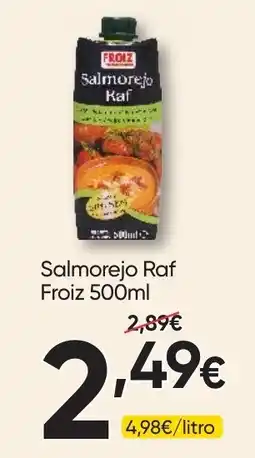 Froiz Salmorejo Raf Froiz promoção