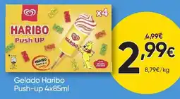 Froiz gelado haribo push-up promoção