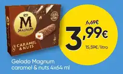 Froiz Gelado Magnum caramel & nuts promoção