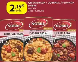 Spar nobre chispalhada dobrada feijoada promoção
