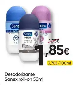 Froiz Desodorizante Sanex roll-on 50ml promoção