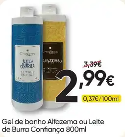Froiz Gel de banho Alfazema ou Leite de Burra Confiança promoção