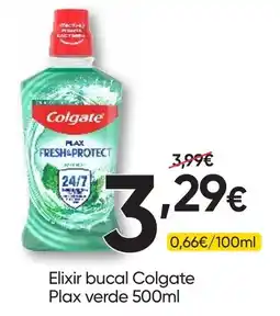 Froiz Elixir bucal Colgate Plax verde promoção