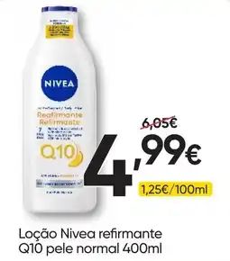 Froiz Loção Nivea refirmante Q10 pele normal promoção