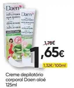 Froiz Creme depilatório corporal Daen aloe promoção