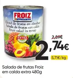 Froiz Salada de frutas Froiz em calda extra promoção