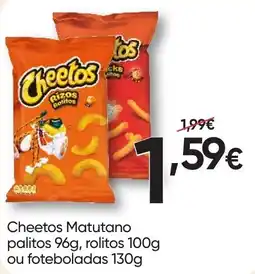 Froiz Cheetos Matutano promoção