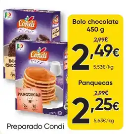 Froiz Bolo chocolate Condi promoção
