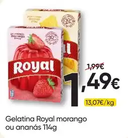 Froiz Gelatina royal morango ou ananás promoção