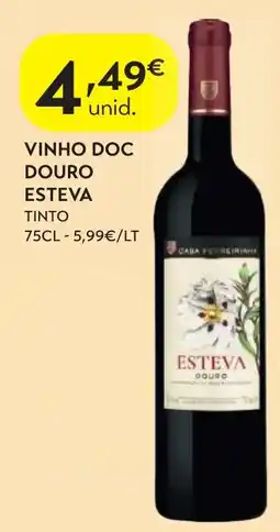 Spar vinho doc douro esteva tinto promoção
