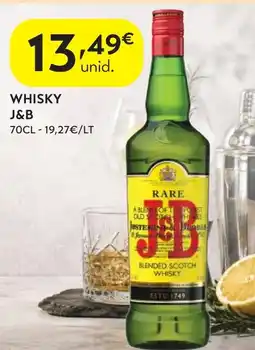 Spar Whisky j&b promoção