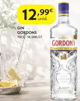 Spar Gin gordon's promoção