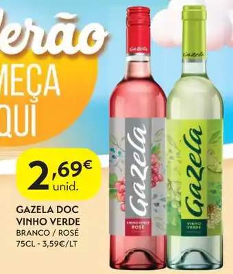 Spar Gazela doc vinho verde branco / rosé promoção