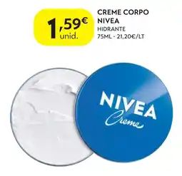 Spar Creme corpo nivea promoção