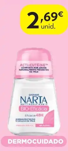 Spar Narta antitranspirante bio-eficácia promoção