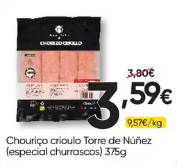 Froiz Chouriço crioulo Torre de Núñez promoção