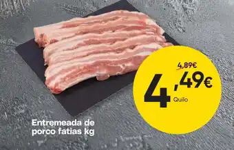 Entremeada de porco fatias kg