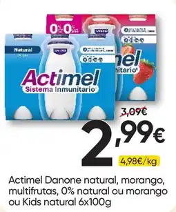 Froiz Actimel Danone natural promoção