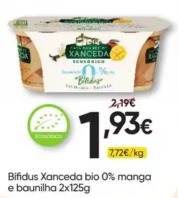 Froiz Bifidus Xanceda bio 0% manga e baunilha promoção