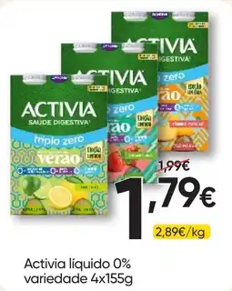 Froiz activia liquido 0% variedade promoção