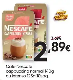 Froiz Café Nescafé cappuccino normal ou intenso promoção