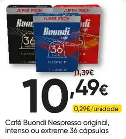Froiz Café Buondi Nespresso original promoção