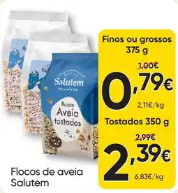 Froiz Flocos de aveia Salutem promoção