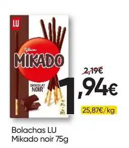 Froiz Bolachas LU Mikado noir promoção
