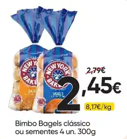 Froiz Bimbo Bagels clássico promoção