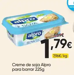 Froiz Creme de soja Alpro para barrar promoção