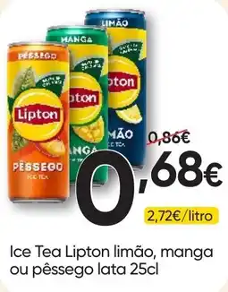 Froiz Ice Tea Lipton limão, manga ou pêssego promoção
