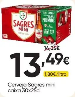 Froiz Cerveja Sagres mini promoção