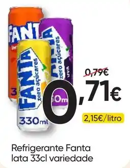Froiz Refrigerante Fanta lata 33cl variedade promoção
