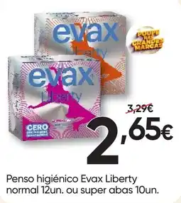 Froiz Penso higiênico Evax Liberty promoção