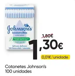Froiz Cotonetes Johnson's promoção