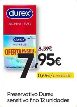 Froiz Preservativo durex sensitivo fino promoção
