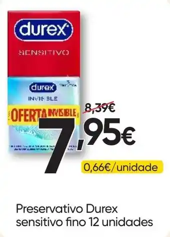 Froiz Preservativo durex sensitivo fino promoção