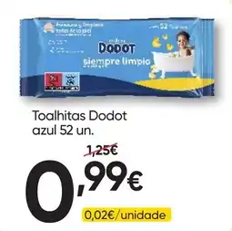 Froiz Toalhitas dodot azul promoção