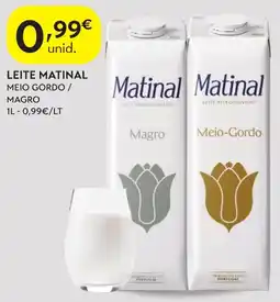 Spar Leite matinal meio gordo / magro promoção