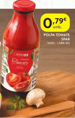Spar Polpa de tomate spar promoção