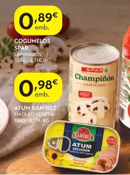 Spar Cogumelos spar laminados promoção
