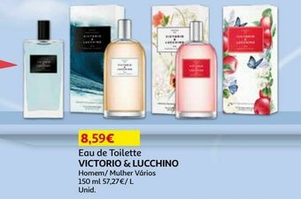 Auchan Edt mulher victorio & lucchino promoção