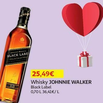 Auchan Whisky velho johnnie walker promoção