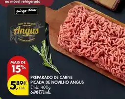 Pingo Doce Angus - preparado de carne picada de novilho angus promoção