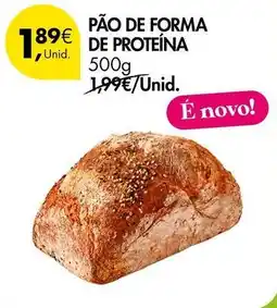 Pingo Doce Forma+ - pão de forma de proteina promoção