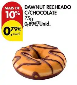 Pingo Doce Dawnut recheado c/chocolate promoção