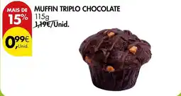 Pingo Doce Muffin triplo chocolate promoção