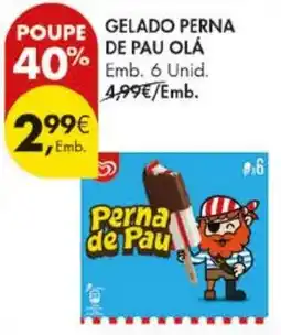 Pingo Doce Gelado perna de pau olá promoção