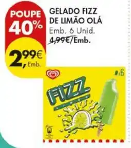 Pingo Doce Gelado fizz de limão olá promoção